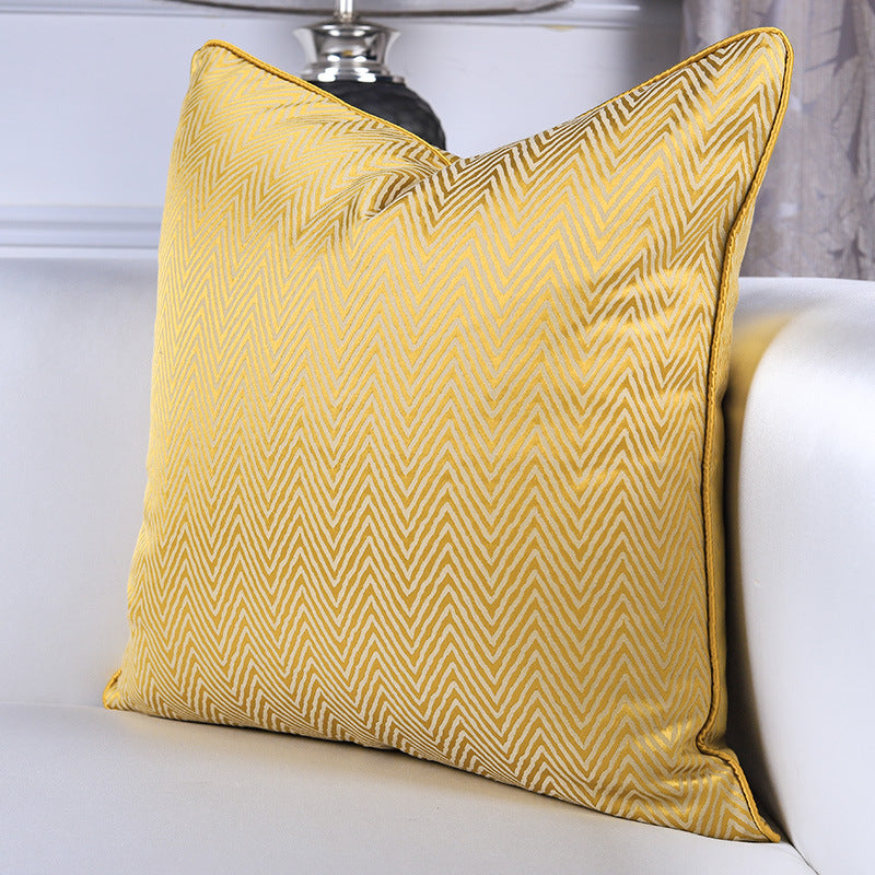 Cushion Light Luxury Simple Modern European Style Hug Pillowcase Sofa Model Room Living Room Pillow Backrest Pillow Waist Pillow - Seasonal Chic Variety