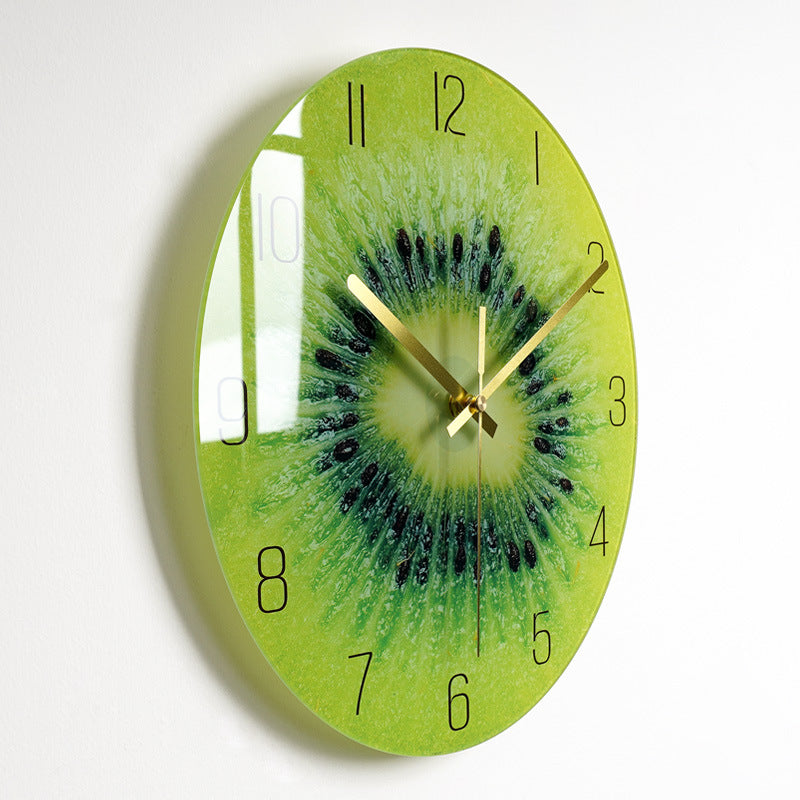 Luxury Silent Wall Clock Living Room Glass Clocks Wall - Seasonal Chic Variety