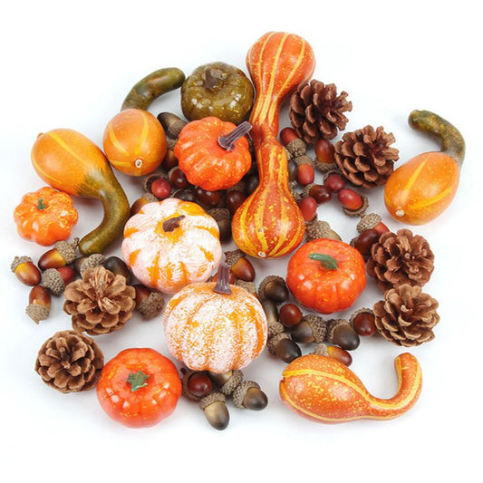 Pumpkin props for Thanksgiving - Seasonal Chic Variety