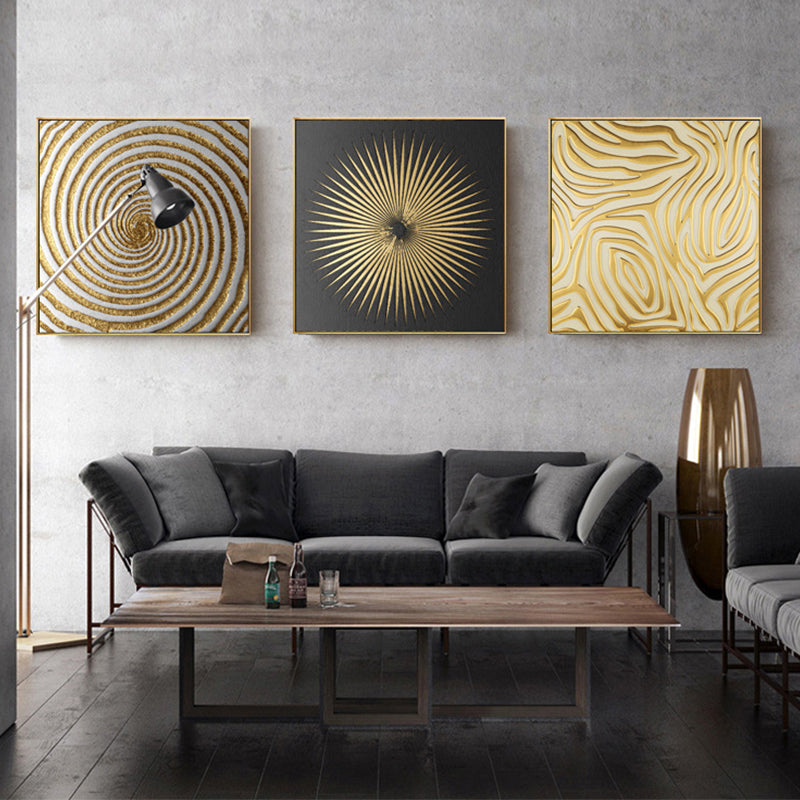 Modern Abstract Geometric Decorative Painting Living Room Sofa Background Wall - Seasonal Chic Variety