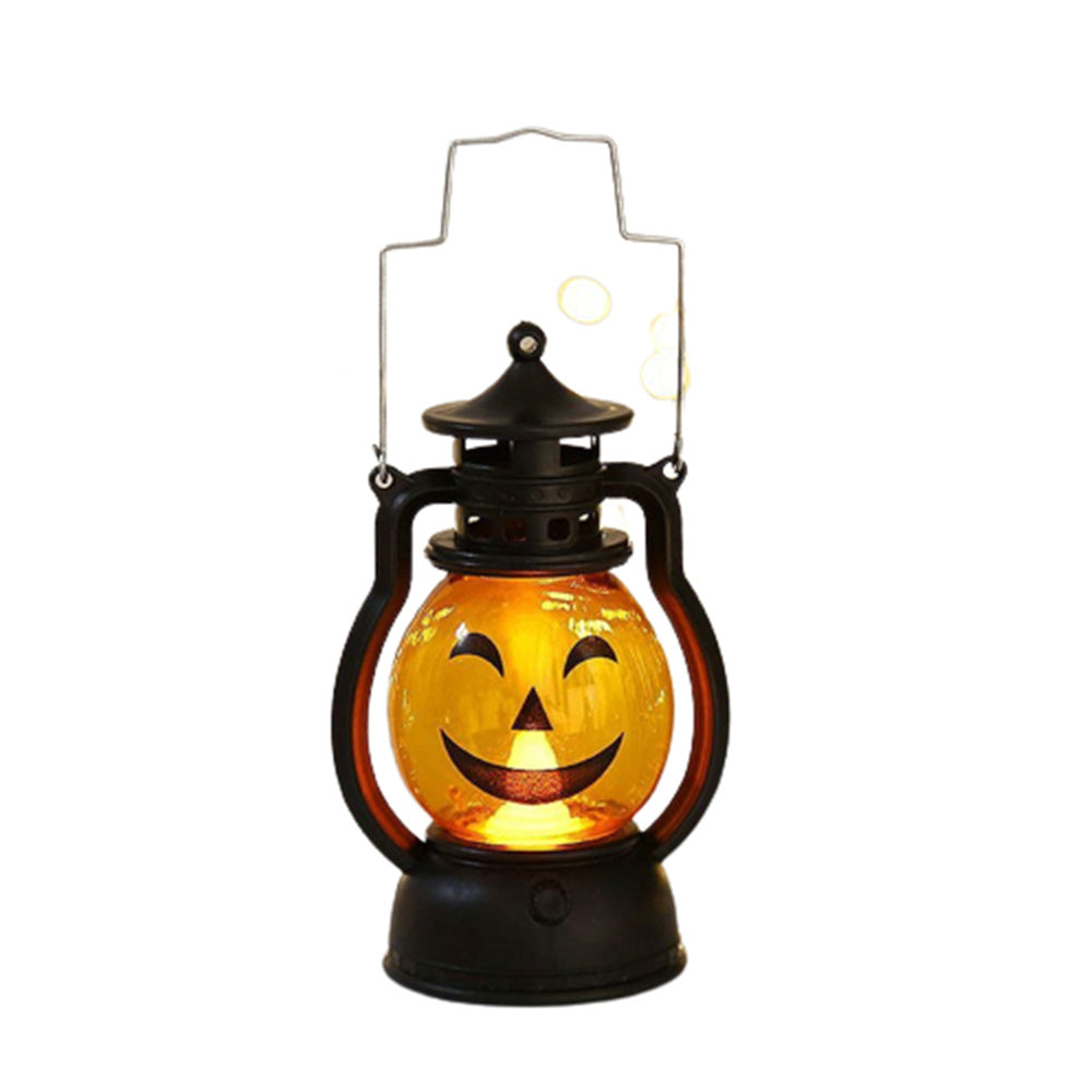 Halloween Lantern Portable Jack O Lanterns Retro Pumpkin Lantern Cute Halloween Decorations 1PCS