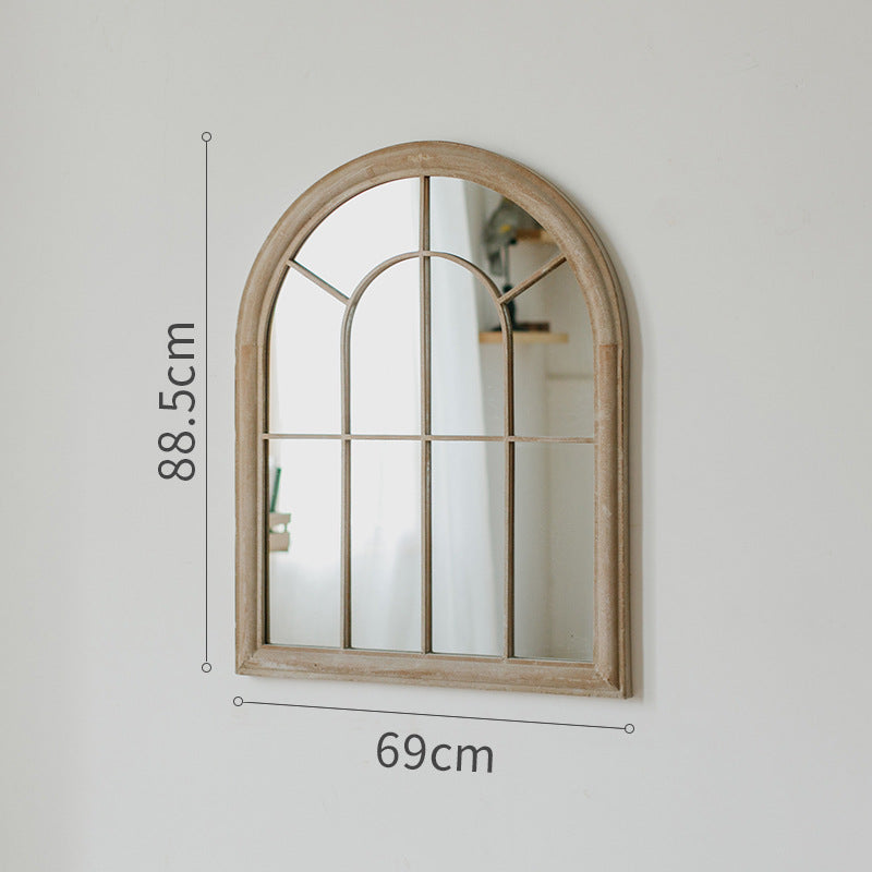 Retro False Window Decoration French Wall Mirror Landing - Seasonal Chic Variety