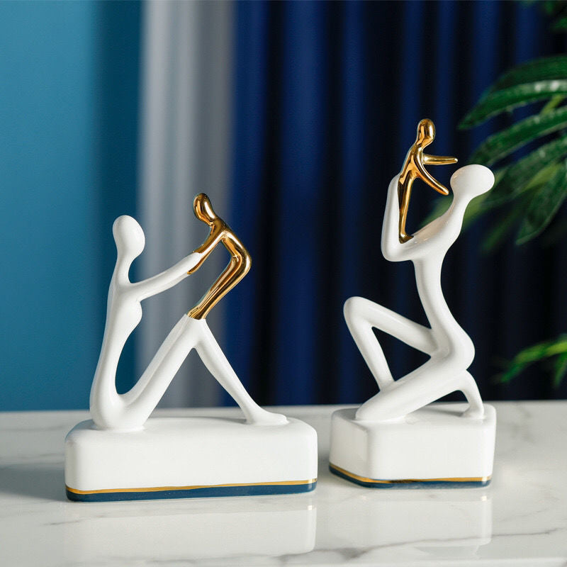 Modern Simple And Light Luxury Ceramic Ornaments - Seasonal Chic Variety