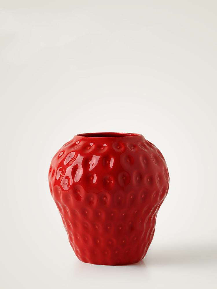 Home Dried Strawberry Vase Living Room - Seasonal Chic Variety