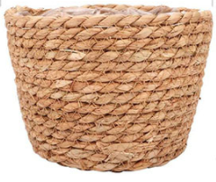 Storage Basket Plant Flower Pot Straw Seaweed Weaving Mechanism Amazon Size Plant Basket Interior Decorative Flower Pot - Seasonal Chic Variety