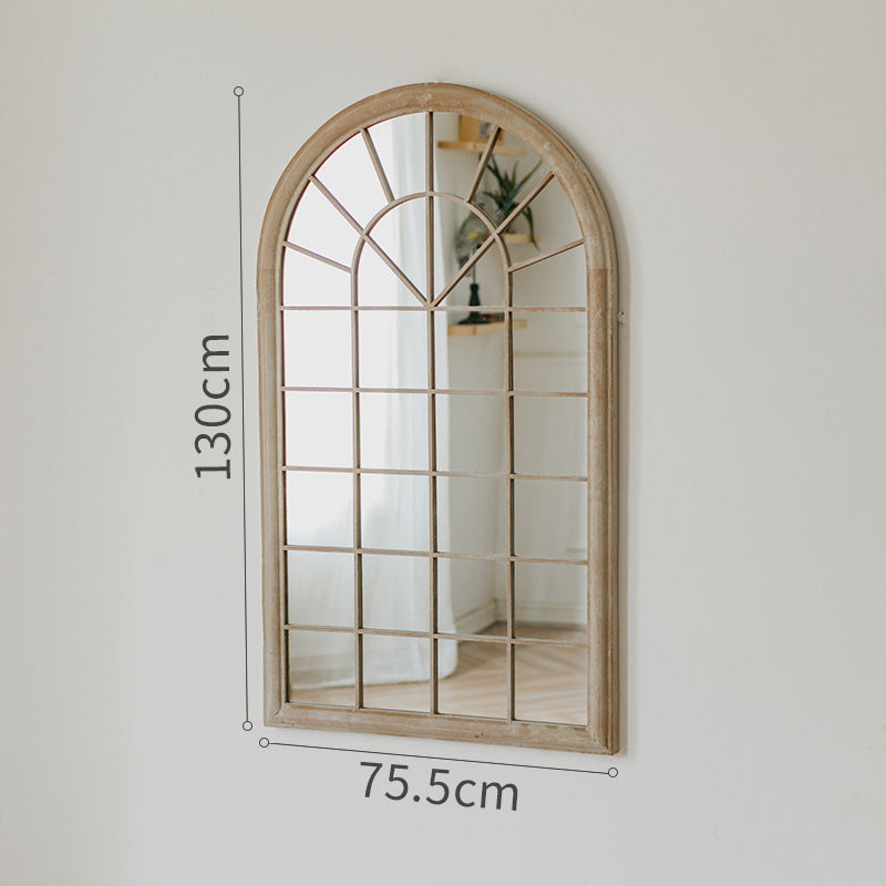 Retro False Window Decoration French Wall Mirror Landing - Seasonal Chic Variety