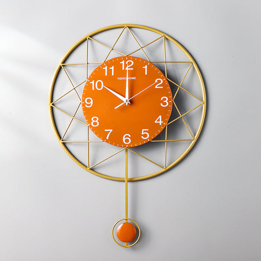 Nordic Wall Clock Creative Living Room - Seasonal Chic Variety